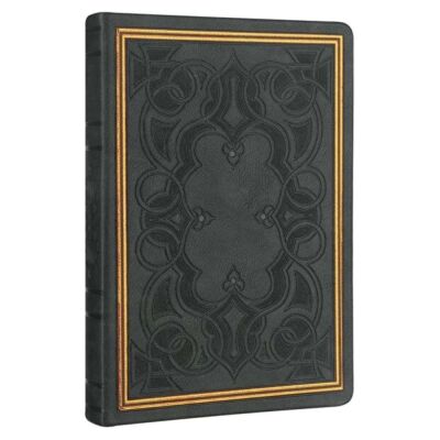 Vj Vintage Old Book Defter 14 x 20 Cm 80 Gr 160 Yap Çizgili Füme - 1