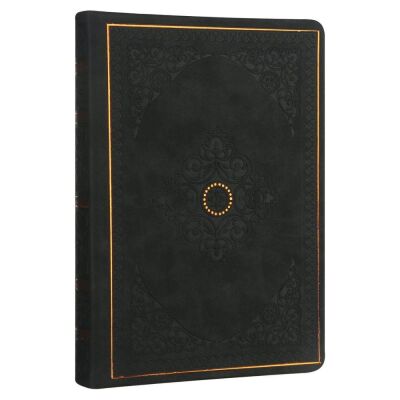 Vj Vintage Old Sketch Book 12 x 17 Cm Mat Siyah 1184 - 4